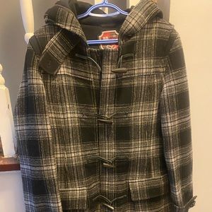 Aritzia wool 3/4 coat, fleece lined